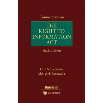 Commentary on the Right to Information Act