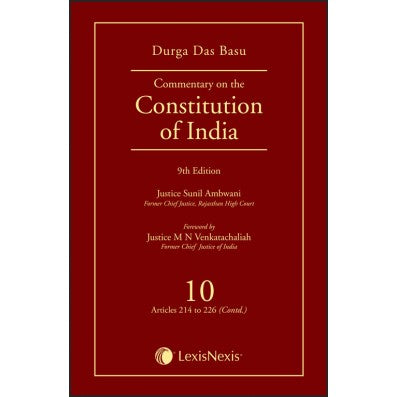 Commentary on the Constitution of India; Vol 10 ; (Covering Articles 214 to 226 (Contd))