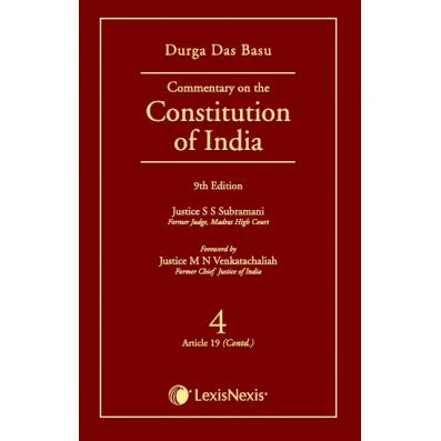 Commentary on the Constitution of India; Vol 4 ; (Covering Article 19 (Contd.))