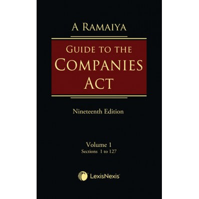 Guide to the Companies Act, 2013 in 6 Volumes