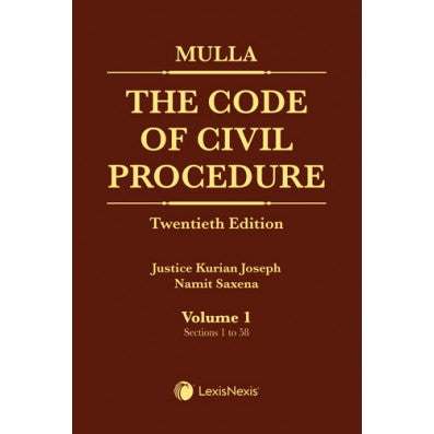 Mulla The Code of Civil Procedure in 3 Volumes