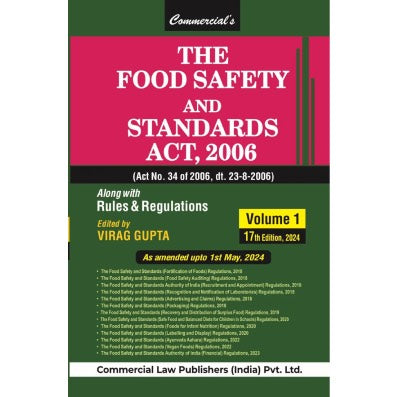 The Food Safety and Standards Act, 2006  (Set of 2 Vols.)